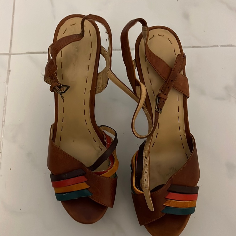 Nine West high heel peep toe